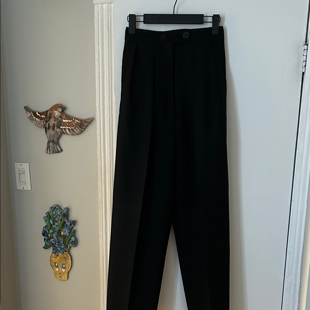 sandro women’s black trousers